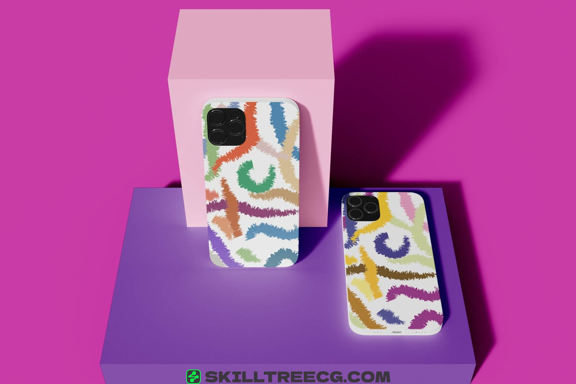 Smartphone Cases Mockup（080240）-技能树